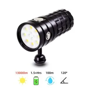 best video lights scuba dive lights torch photograph lights Best dive video light Best dive light for underwater photography