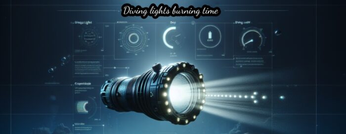 diving lights burning time scuba torch flashlights