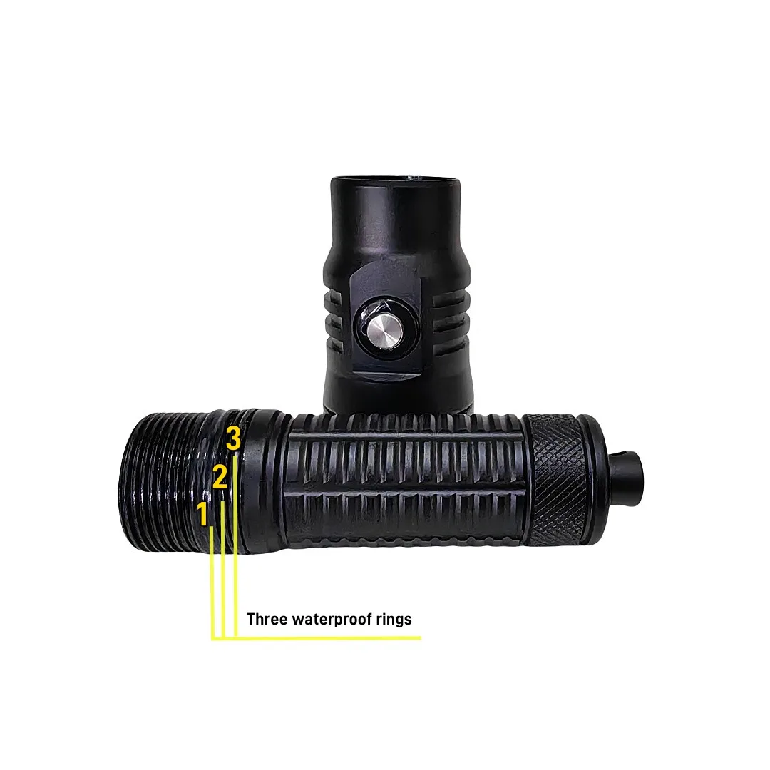 Compact backup dive light for emergencies rechargeable dive light with USB-C type-C best backup light,dive lights,scuba,torch,flashlights,diving lights