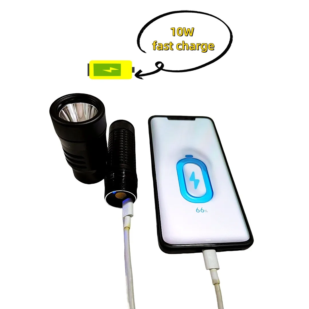 Compact backup dive light for emergencies rechargeable dive light with USB-C type-C best backup light,dive lights,scuba,torch,flashlights,diving lights