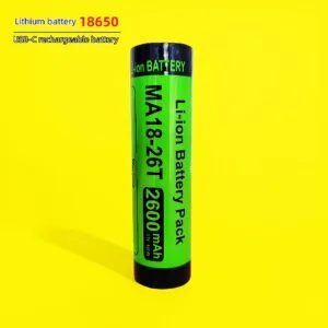 18650 USB type-C rechargeable battery